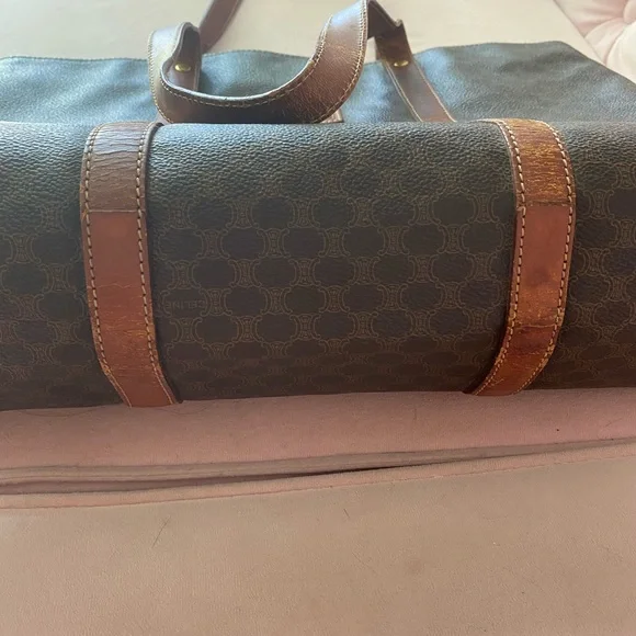 Celine Macadam Medium Leather Tote bag